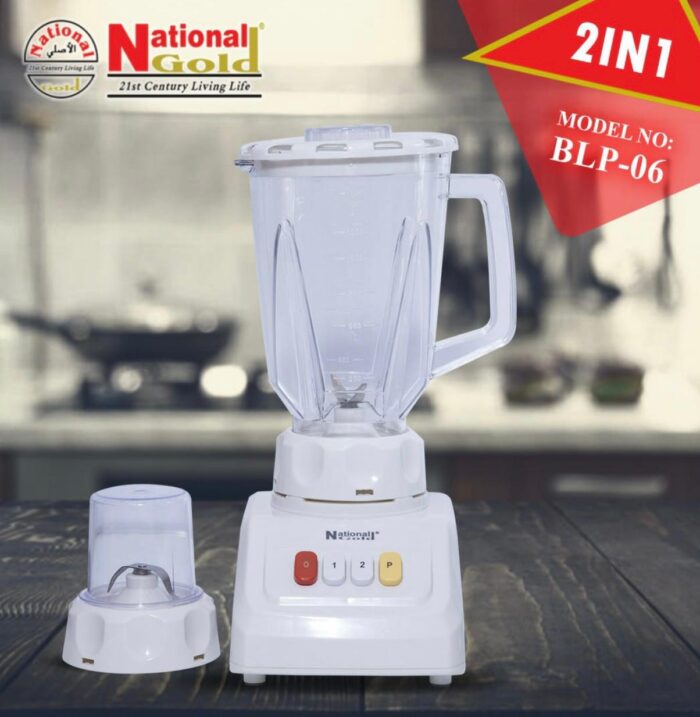 Premium Electric National Gold  2in1 Blender no-BLP-06